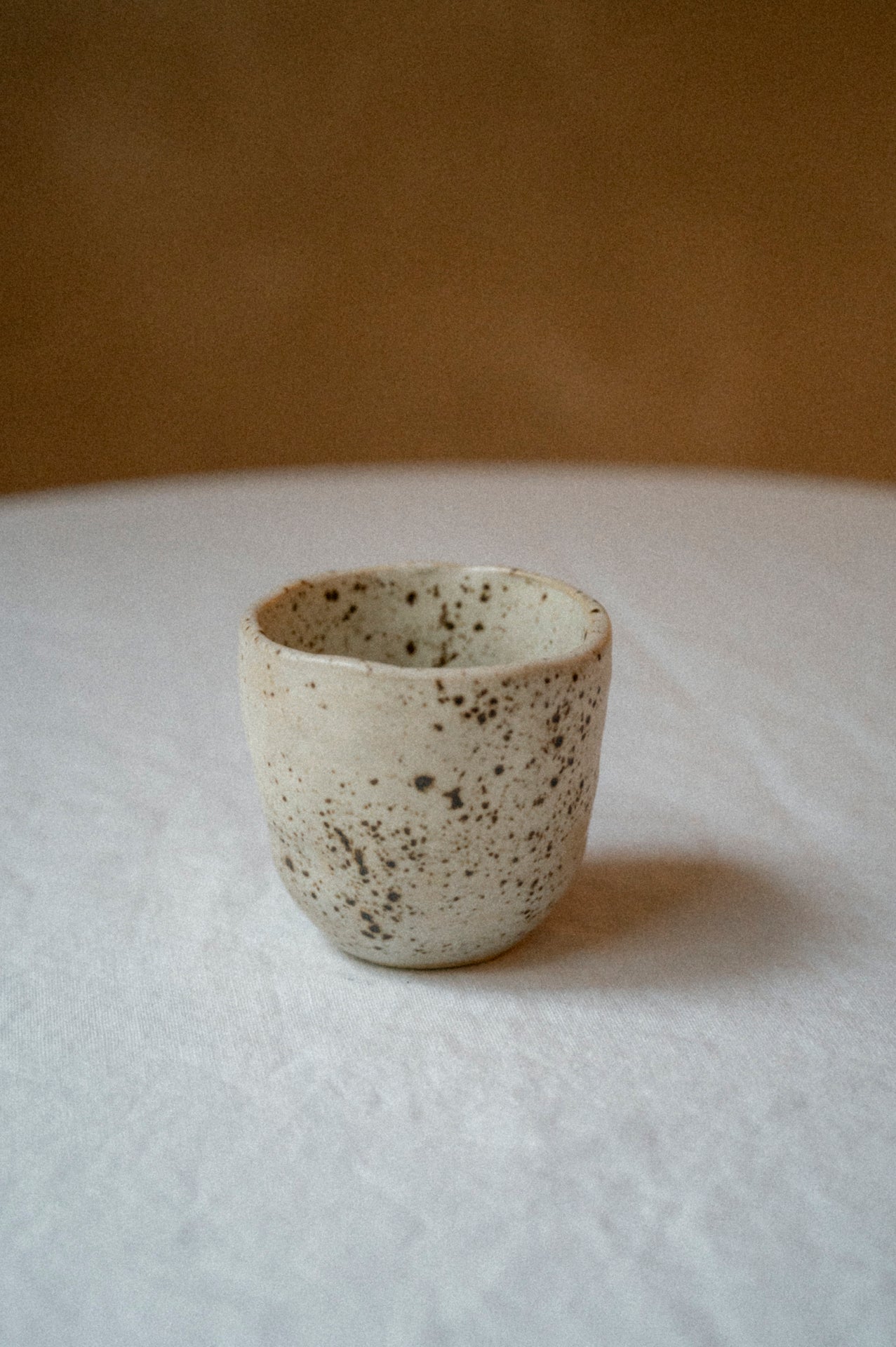 Espresso cup in cream speckle