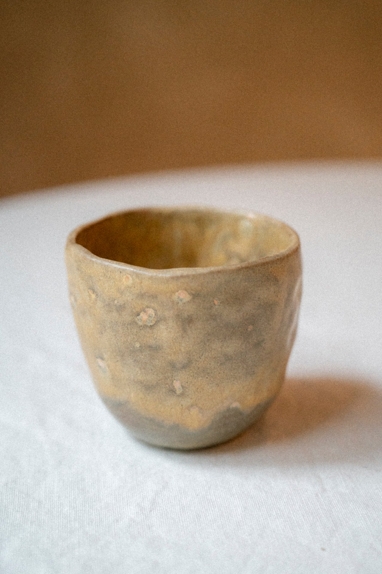 Espresso cup in light brown