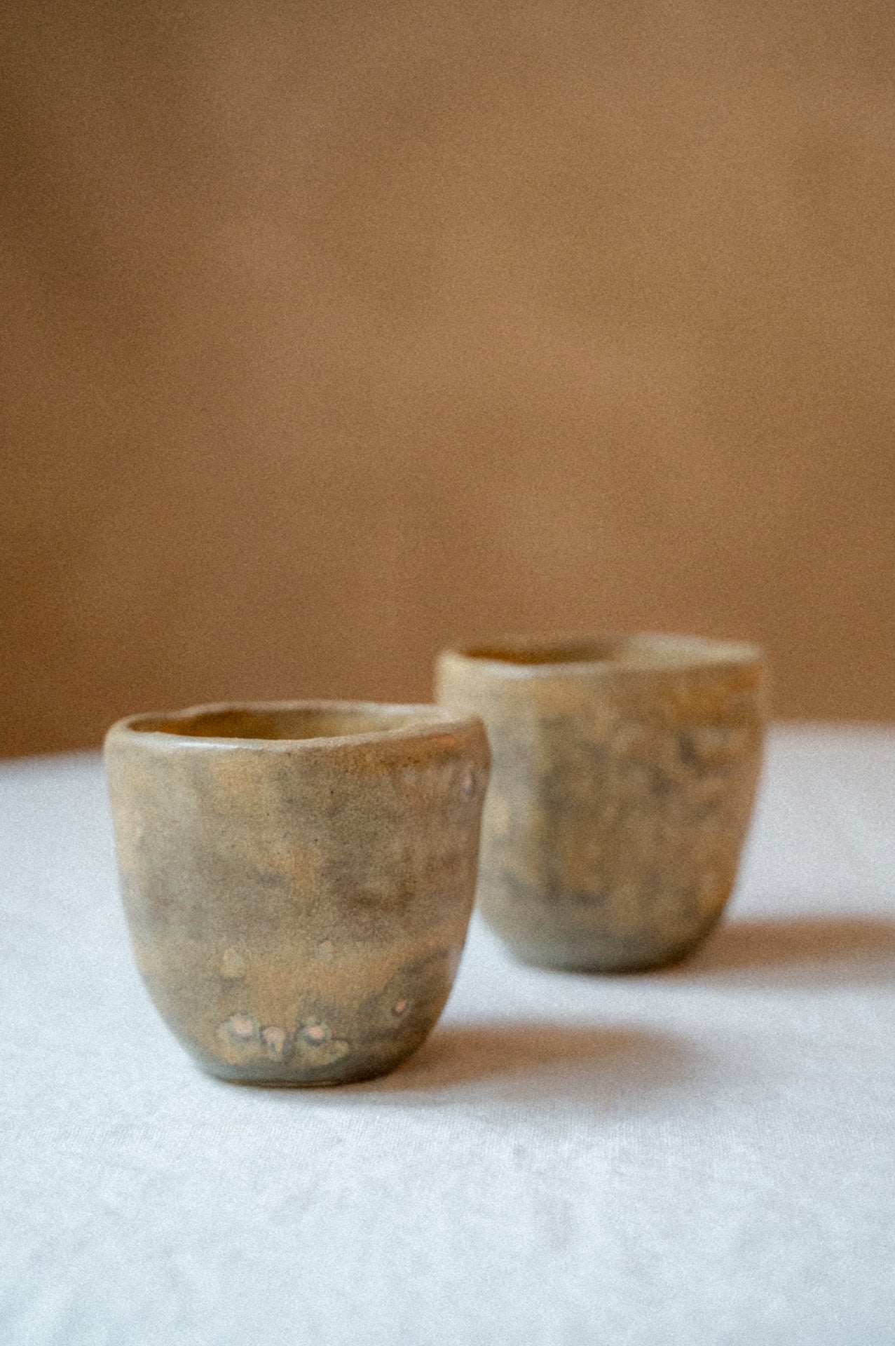 Espresso cup in light brown